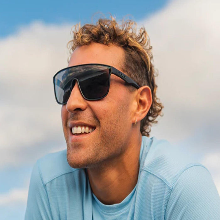 Tifosi Sanctum XL Blackout Running Cycling Sunglasses With Smoke Lens