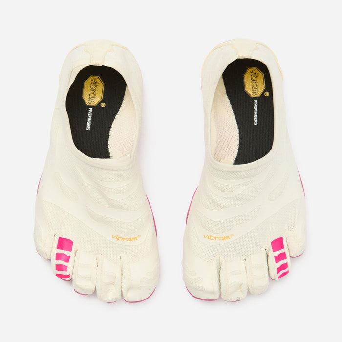 Vibram Graspifier FiveFingers Mens Barefoot Training Shoes Trainers - Ivory Fuchsia