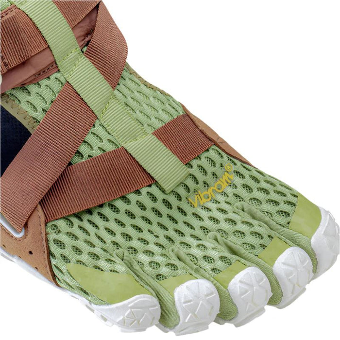 Vibram Breezandal Mens Five Fingers Barefoot Shoes - Olive Green/Brown/Ivory