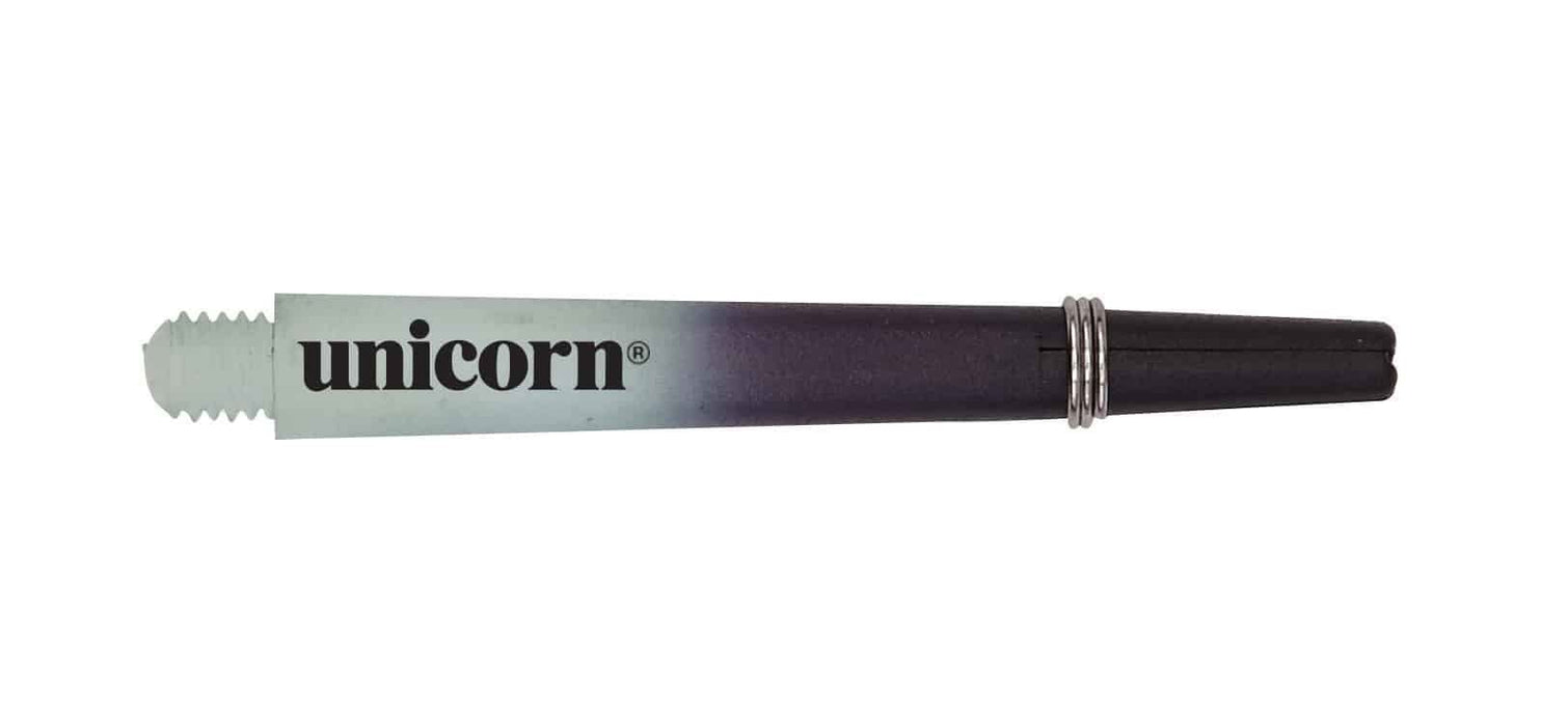 Unicorn Dart Shafts Gripper 3 Two-Tone Small Thread Shafts - Black/White *SALE*