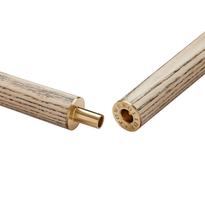 PowerGlide Vinci Ash Wood 3/4 Elite Snooker Cue + Extension
