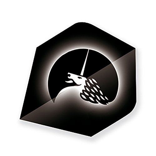 Unicorn Darts Core.75 Plus Shape Dart Flight Metallic Polyflight Range - White