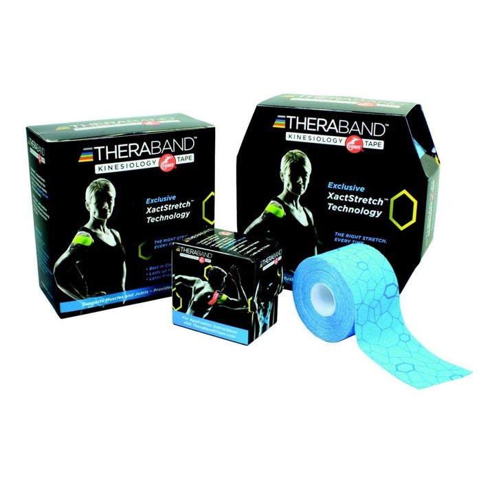 THERABAND KINISIOLOGY TAPE STANDARD ROLL - 5cm X 5cm - BLACK