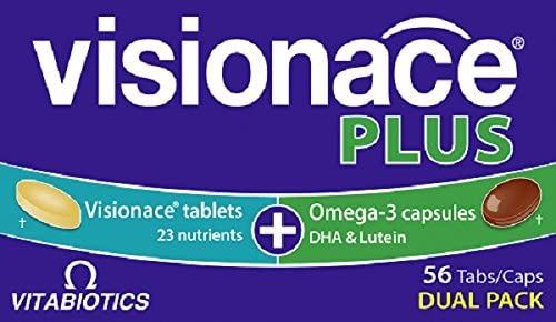 Vitabiotics Visionace Plus 56x Tablets Healthy Eye Vision Formula 3 Packs for 2