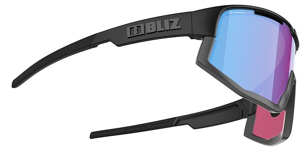 Bliz Vision Sunglasses Cycling Sports Shades Violet/Blue lens