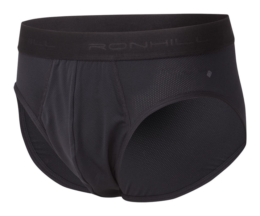 Ronhill Mens Briefs Training Underwear in Black Soft Feel - Breathable