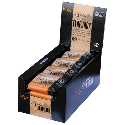 Torq Explore Flapjack Organic 65g Low Fat Natural Flavours Sports Boosters - 20 UnitsTorq