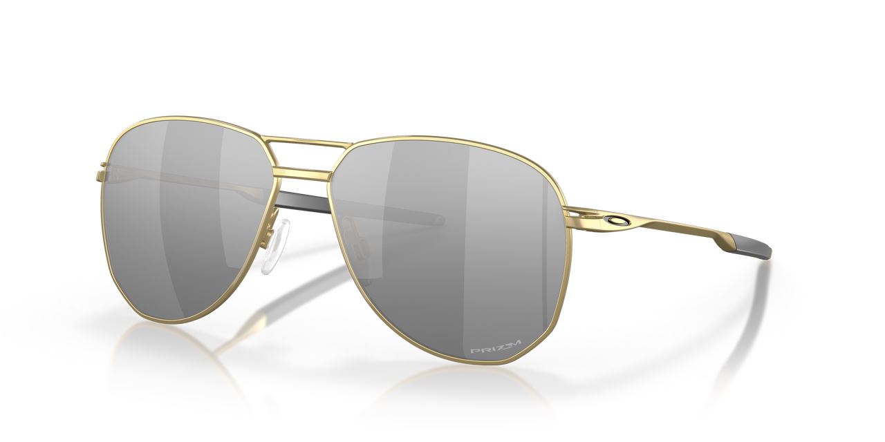 Oakley Contrail Sunglasses Square Black Lenses Satin Gold Frame Outdoor Glasses