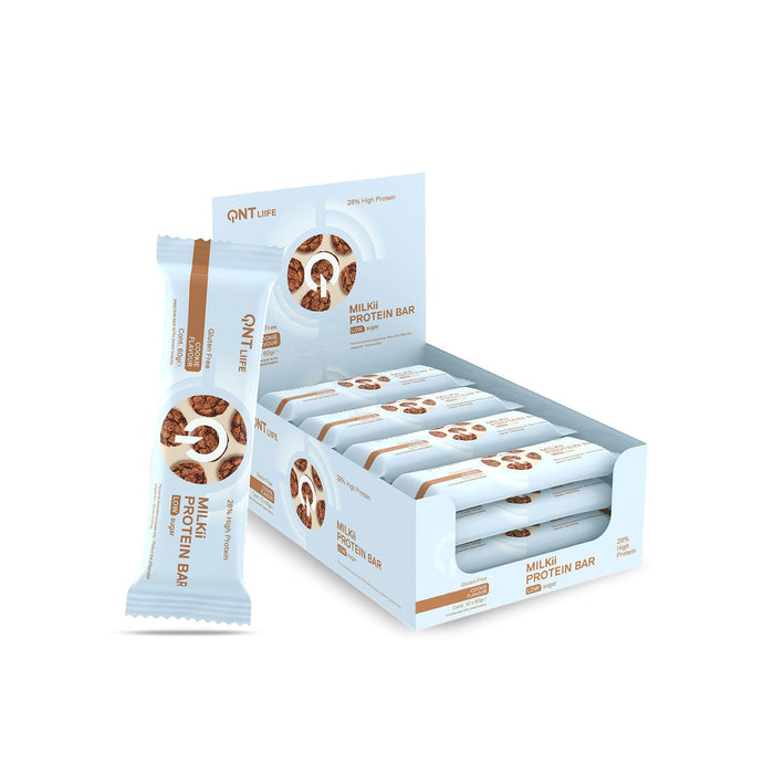 QNT Protein Milkii Protein Bar 28% Low Sugar 12 x 60g