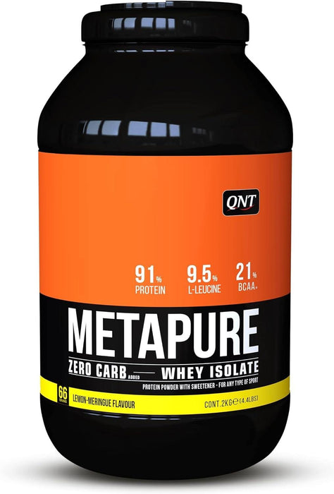 QNT Metapure Zero Carb Fat Free Whey Protein Isolate Muscle PowderQNT