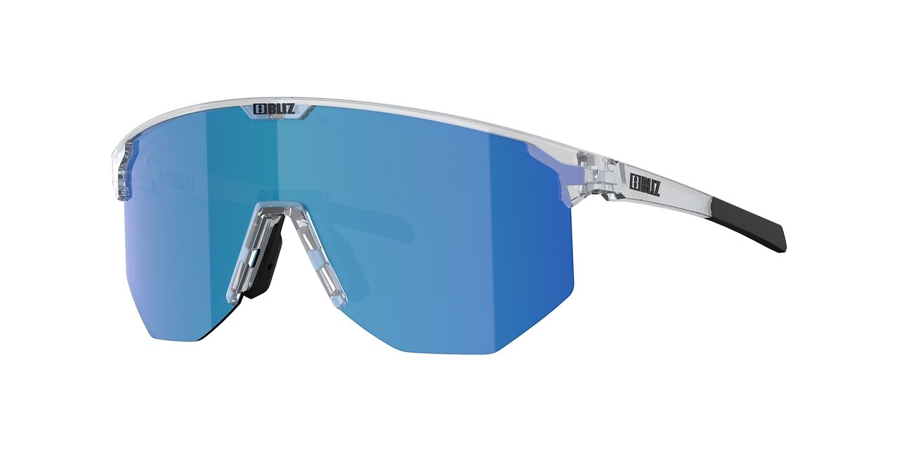 Bliz Hero Sports Sunglasses Shades Transparent Frame Smoke/Ice lens