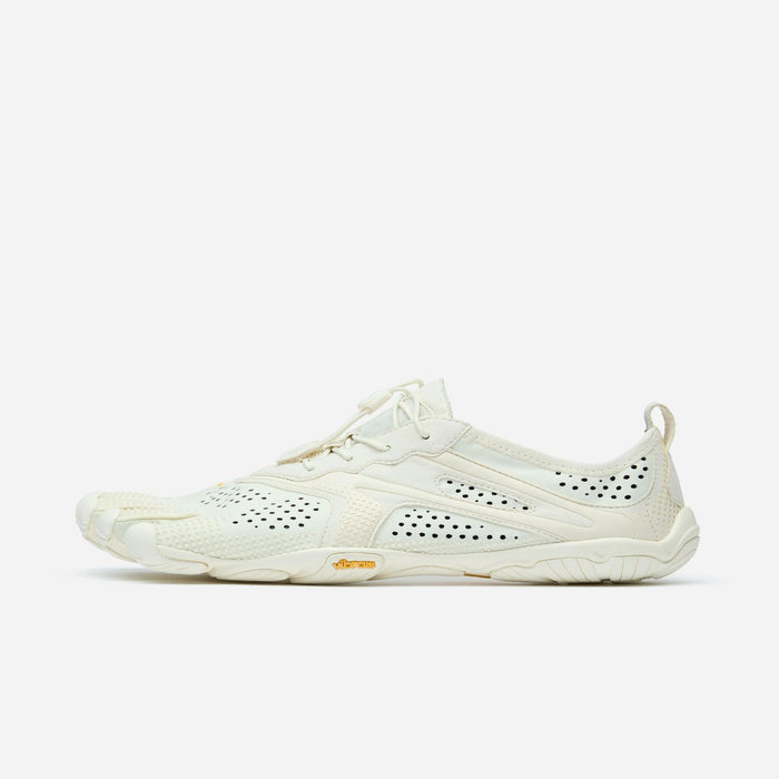 Vibram V-Run FiveFingers Mens Barefoot Running Shoes Trainers - Total Ivory