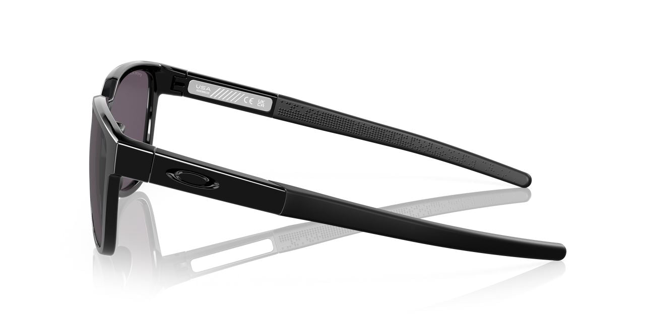 Oakley Actuator Sunglasses Grey Lenses Polished Black Sports Cycling Frames