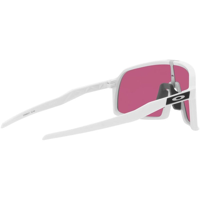 Oakley Sutro Sports Sunglasses Polished White Frame Prizm Field Lens