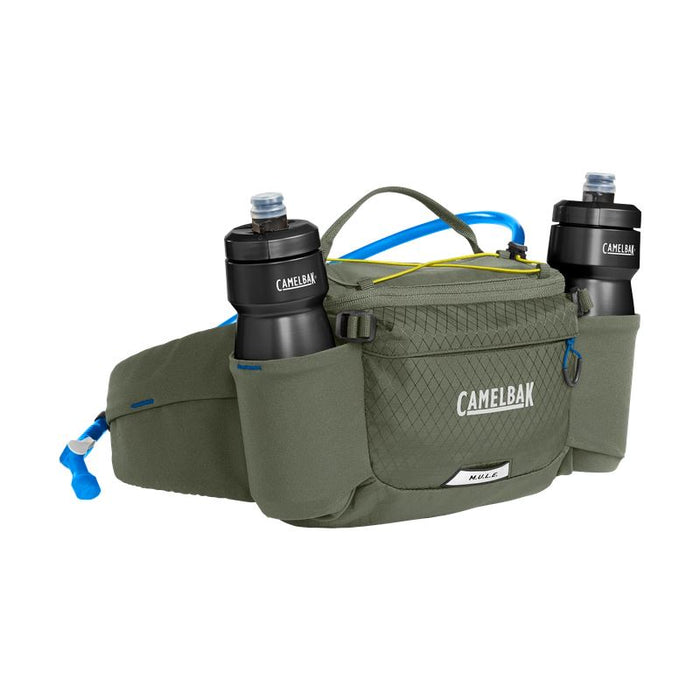 CamelBak Podium Flow 2 Waist Pack with 21oz Podium Dirt Bottle Lightweight Hydration Belt with Secure Storage