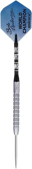 Unicorn Bob Anderson Darts Set Icon Case Silver Tungsten Gripper Shaft 20/22/24gUnicorn