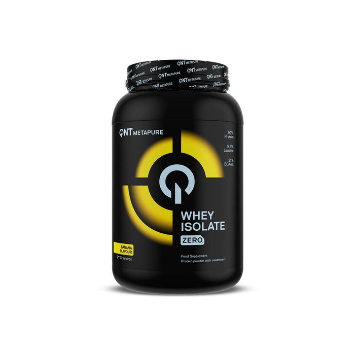 QNT Metapure Whey Isolate Zero Protein Powder 908g - Banana