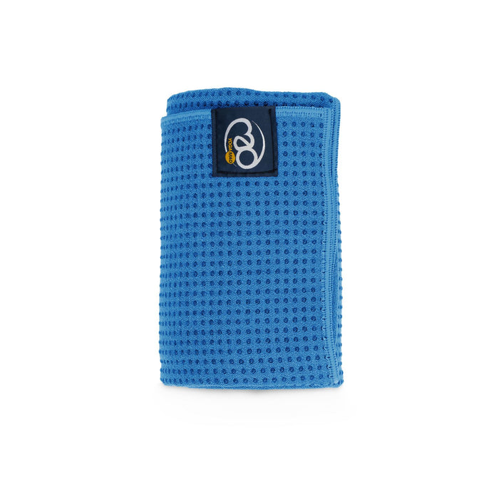 Fitness Mad Grip Dot Hot Yoga Pilates Towel - Sky Blue