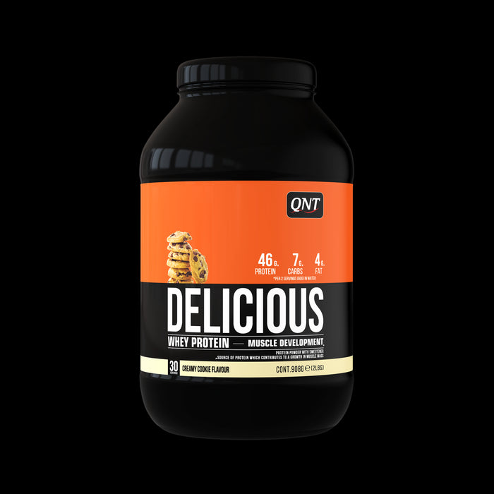 QNT DELICIOUS WHEY PROTEIN POWDER BODYBUILDING MUSCLE MASS GROWTH