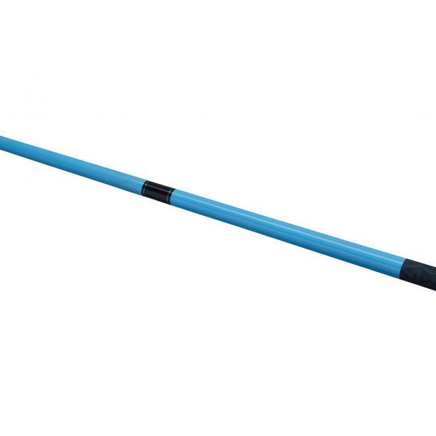 Powerglide  Quanta Pool Cue 2 Piece 57" Carbon Fibre Composite 10mm Tip - Blue