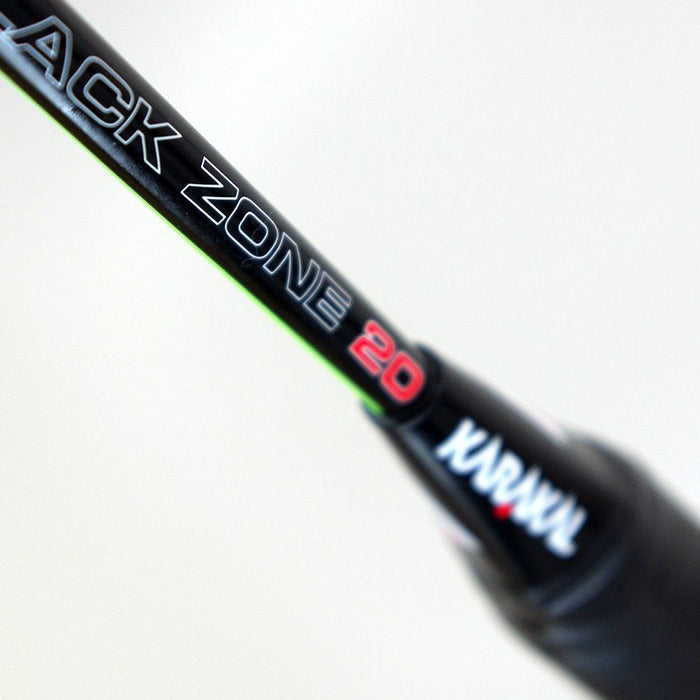 Karakal Black Zone 20 Badminton Racket - Graphite - Isometric Head Frame - 82g