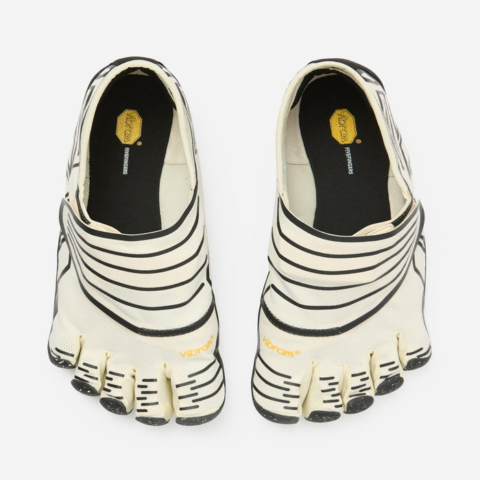 Vibram Groundsplay FiveFingers Mens Barefoot Training Shoes Trainers - Ivory Black