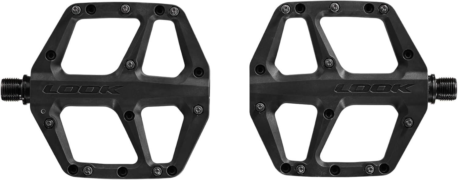 LOOK Trail Fusion Bike Pedals Lightweight Composite Flat With 8 Pinks