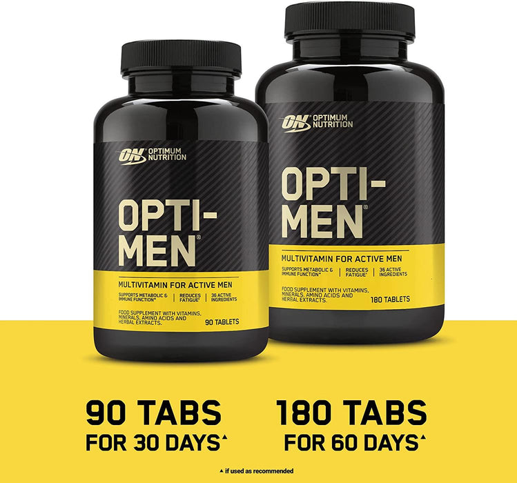 Optimum Nutrition Opti-Men Daily Multi Vitamin Health Supplement 180 CapsOptimum