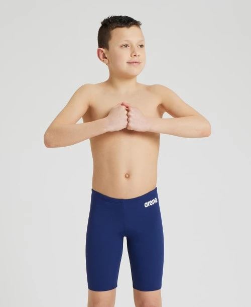 Arena Team Boys Swim Jammer Reduced Drag Athletic Swimming Bathing Costume, Navy