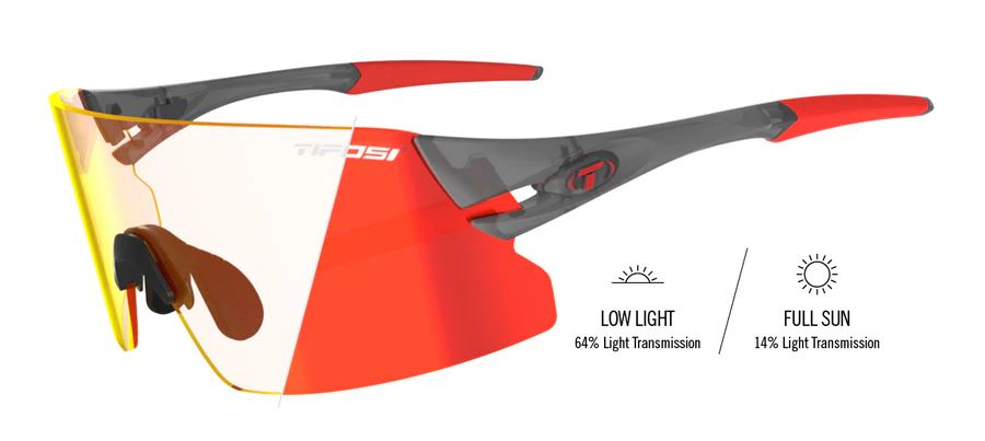 Tifosi Rail XC Sunglasses Clarion Lens Cycling Eyewear - Satin Vapor