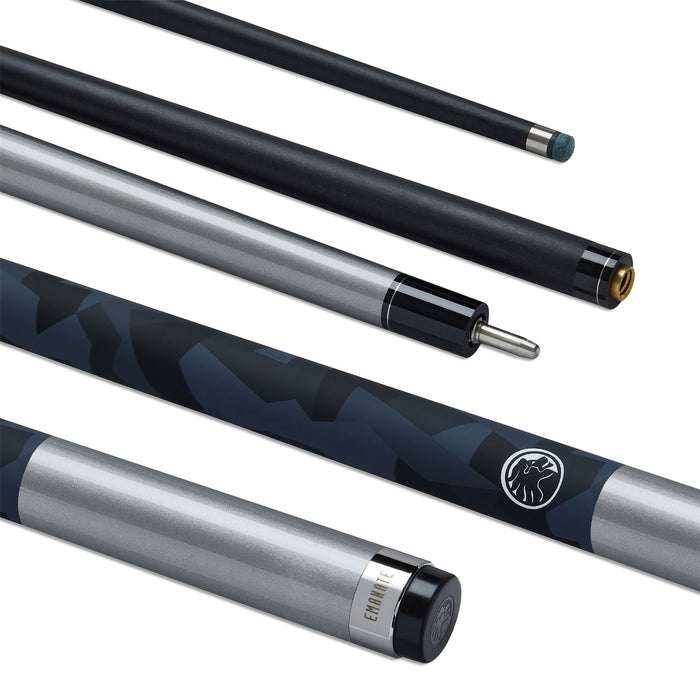 PowerGlide Emanate Pool Cue Composite Carbon Fibre 10mm Tip