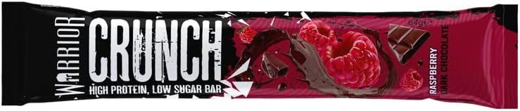 Warrior Crunch Bars High Protein Low Carbs Muscle Building Gym Training 12 x 64g