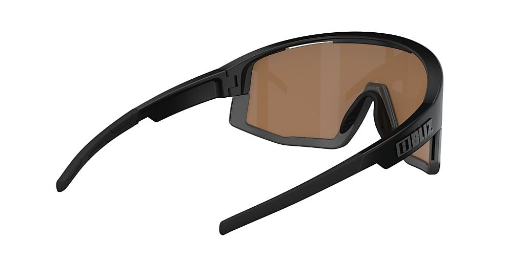 Bliz Fusion Sunglasses Cycling Sports Use Black Frame Orange lens