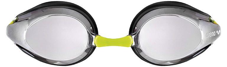 Arena Tracks Junior Mirror Swimming Goggles in Silver / Black / Yellow