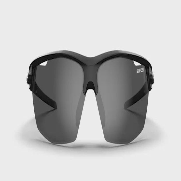 Tifosi Navar Interchangeable Running Cycling Sunglasses Matte Black Frame Smoke Lens