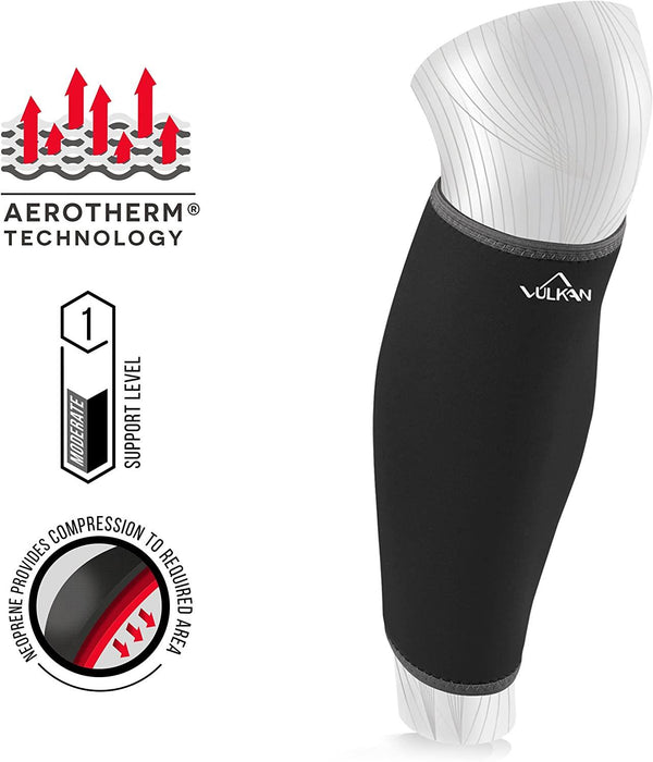 Vulkan Classic Calf & Shin Compression Support Sleeve - Level 1 - S-L