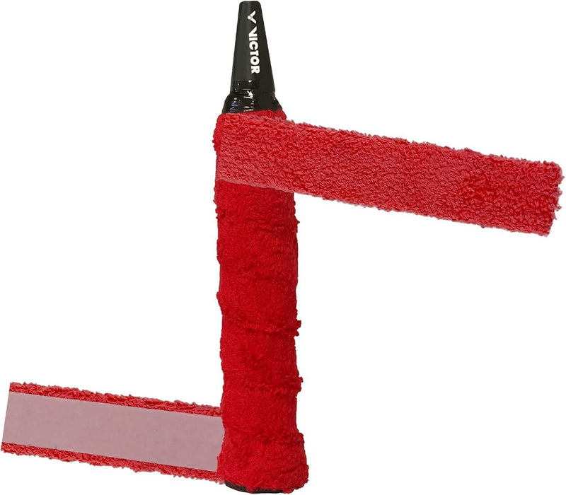 Victor Frotte Badminton Tennis Racket Towellong Grip Reel 12M - Red