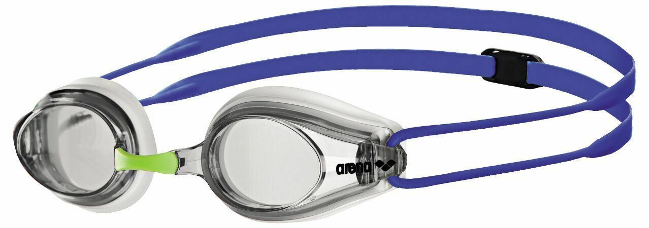 Arena Tracks Swimming Goggles with Crystal Clear Vision Performance & Racing