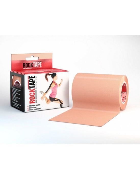 Rocktape Mini Big Daddy Rolls Adhesive Kinesiology Tape 10cm x 5m - BeigeRockTape