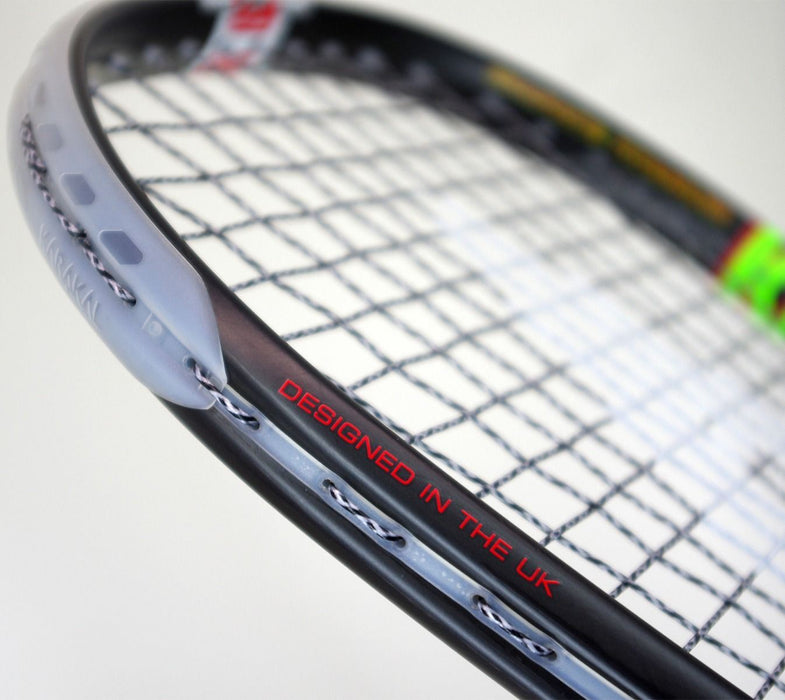 Karakal FF 160 Squash 57 Racket with 100% Fast Fibre Nano Gel and Mid Plus Head