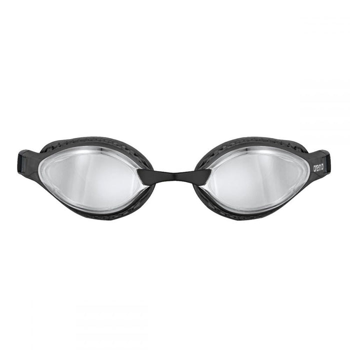 Arena Swimming Goggles Airspeed Mirror Wide Lenses - Silver / Black