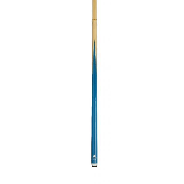 Powerglide  Snooker Cue 73cm Painted Butt 71 cm Poplar Shaft Blue 2 Piece Pool Stick