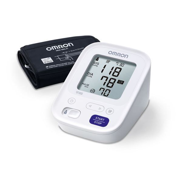 Omron M3 Comfort Upper Arm Blood Pressure Monitor Intellisense IHD Reader