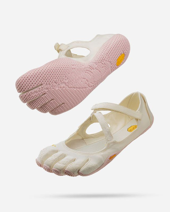 Vibram V Soul Five Fingers Ladies Fitness Shoes Ivory/Dusky Pink