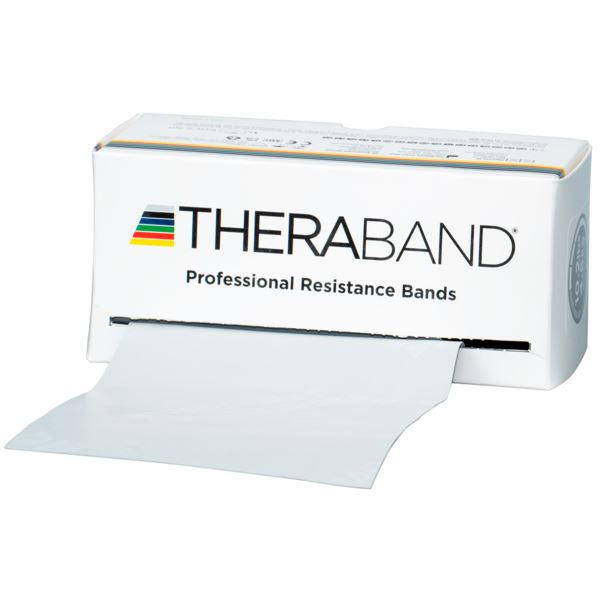 Theraband Professional Resistance Bands Latex Home Fitness Gym Yoga - Silver