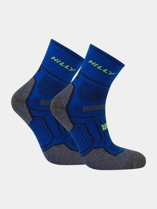 Hilly Twin Skin Socklet Vented Upper Footwear - White/Grey/Marl