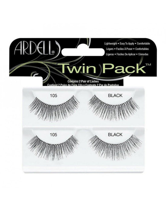 Ardell Twinpack Black Easy To Apply Full False Eye Lashes