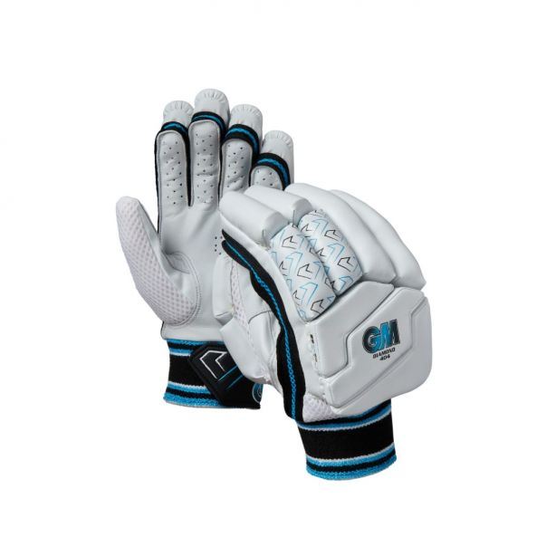 Gunn & Moore Diamond 404 Cricket Batting Gloves Calf Leather Palm PVC Back