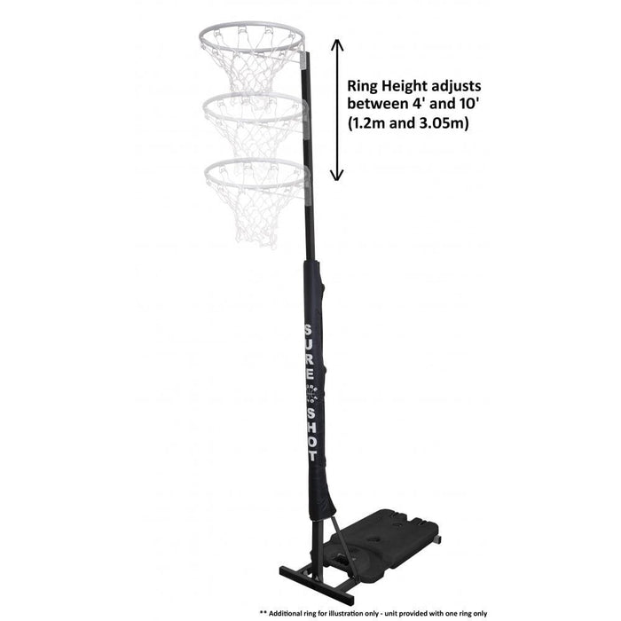 Sure Shot Netball Easiplay Netball Unit With Padding