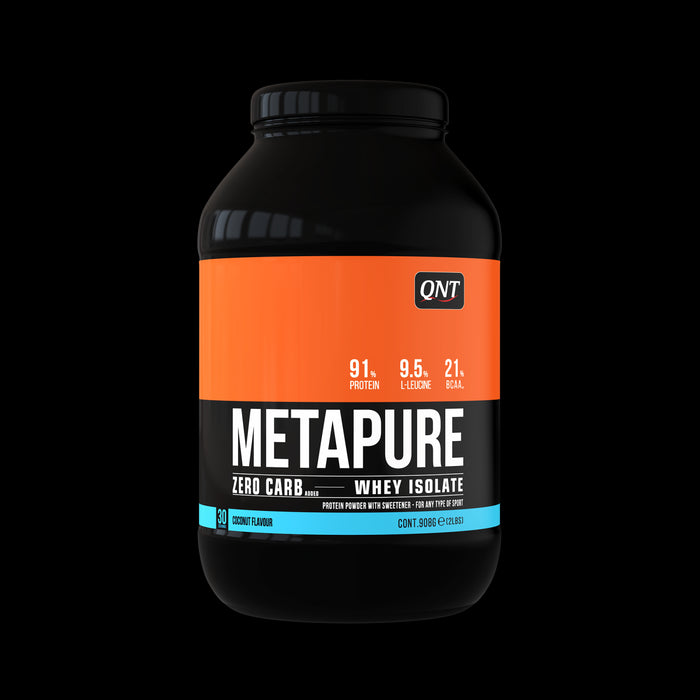 QNT METAPURE ZERO CARB FAT FREE WHEY PROTEIN ISOLATE MUSCLE POWDER